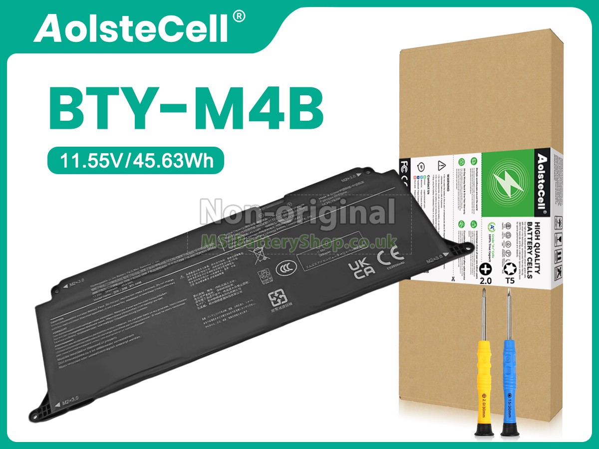 MSI BTY-M4B battery replacement