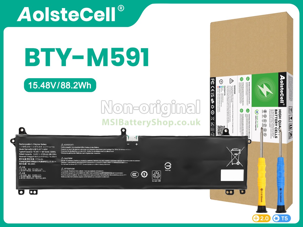 MSI BTY-M591 battery replacement