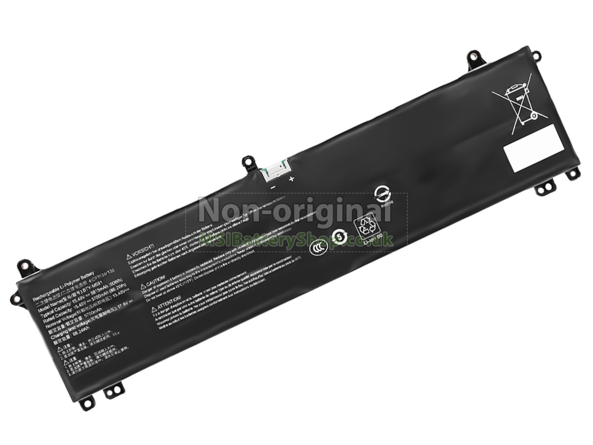 MSI BTY-M591 battery replacement