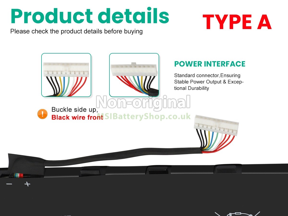 MSI BTY-M6M1 battery replacement
