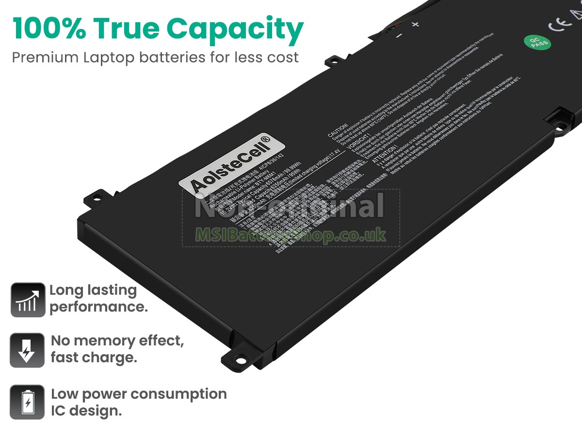MSI BTY-M6M1 battery replacement