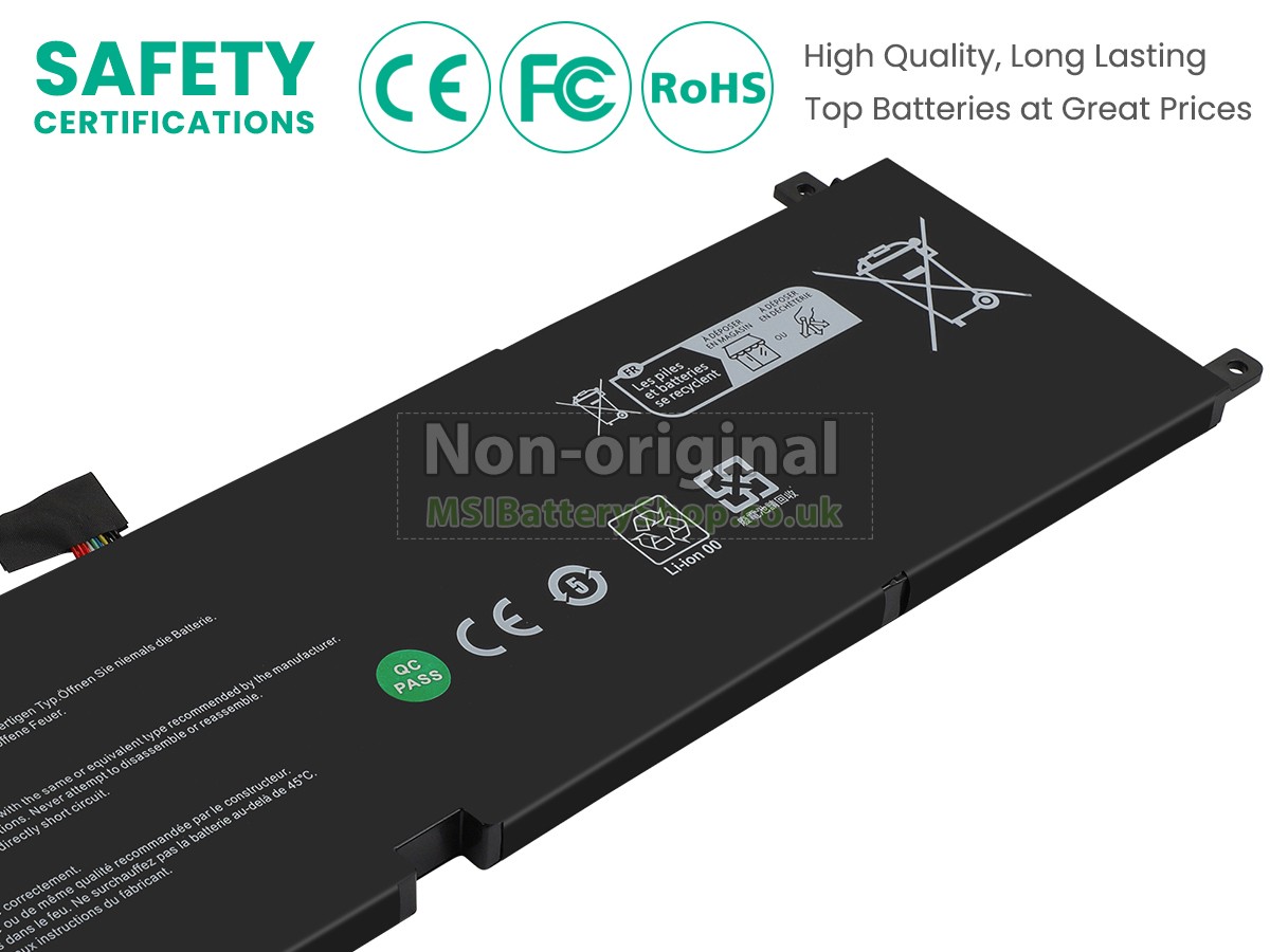 MSI BTY-M6M2 battery replacement