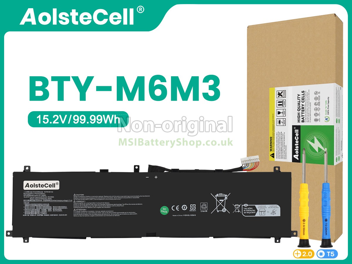 MSI BTY-M6M3 battery replacement