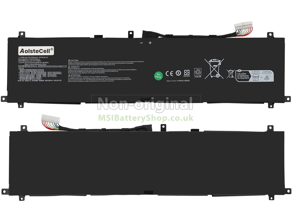 MSI BTY-M6M3 battery replacement