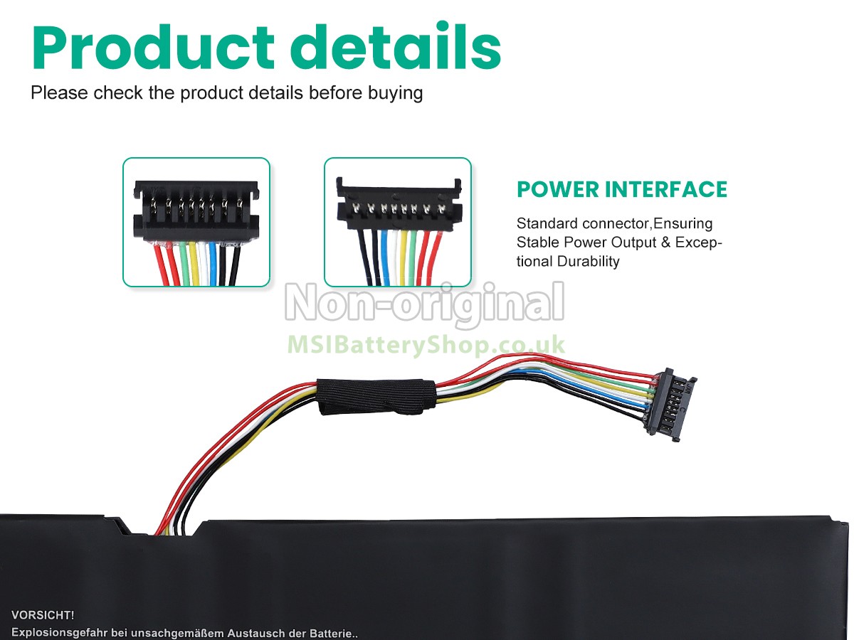 MSI BTY-S3C battery replacement