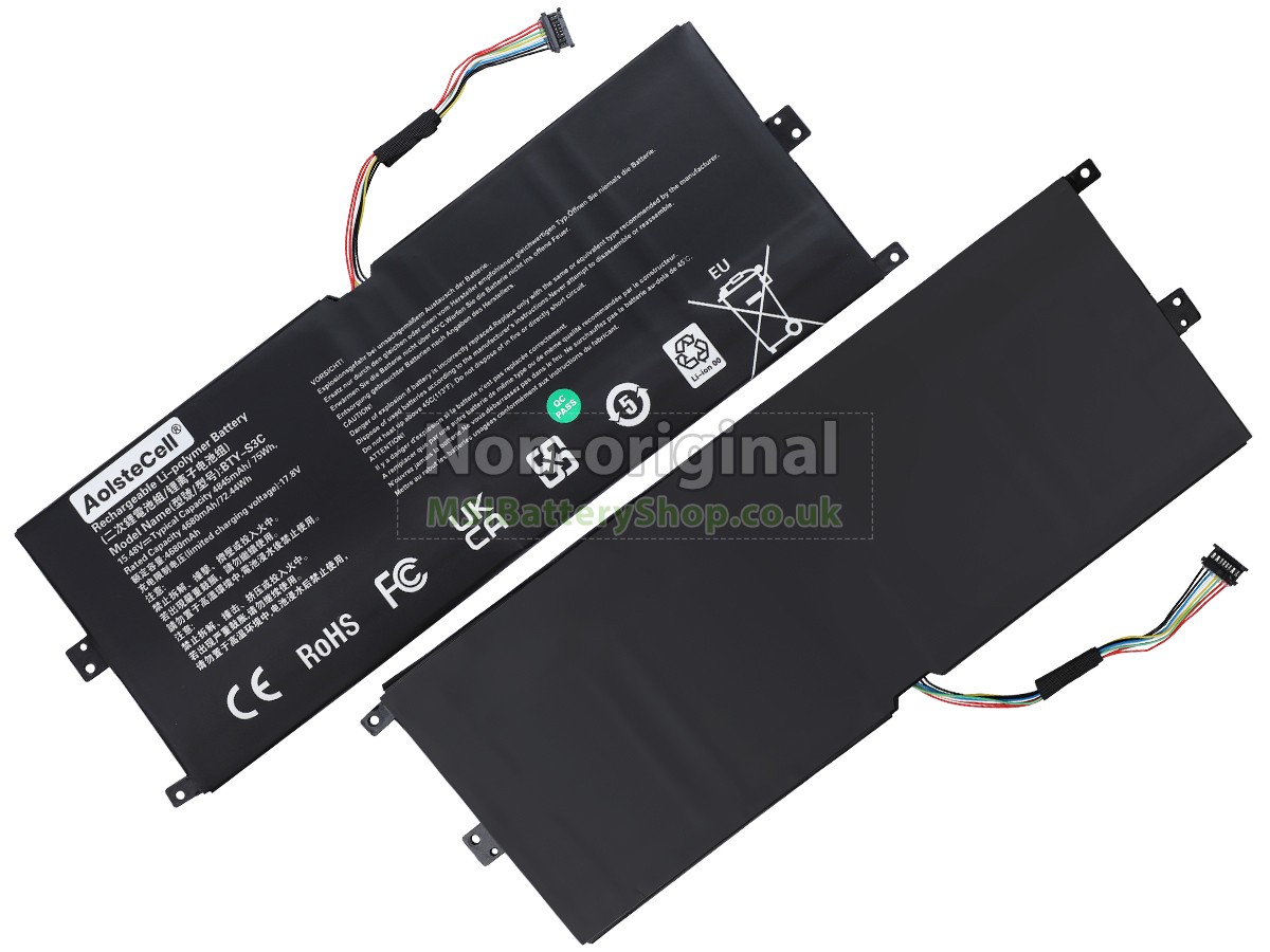 MSI BTY-S3C battery replacement